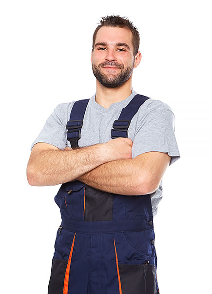 pre-employment-physical construction worker with arms crossed