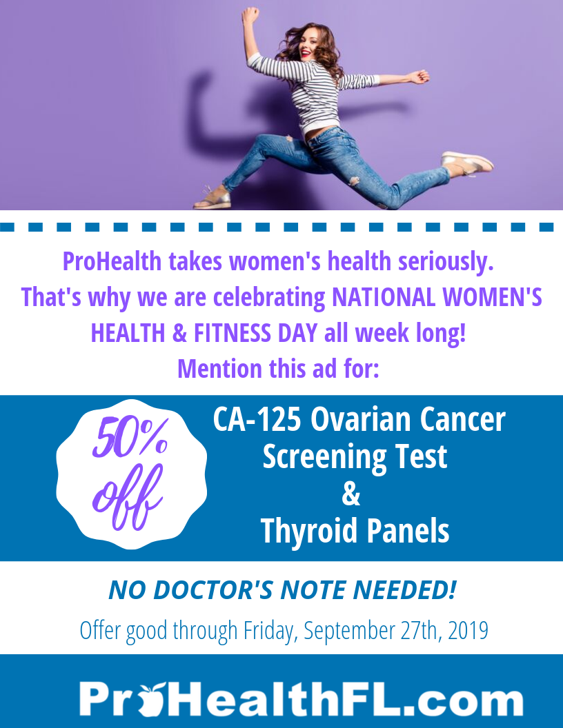 50% off for Women's Health